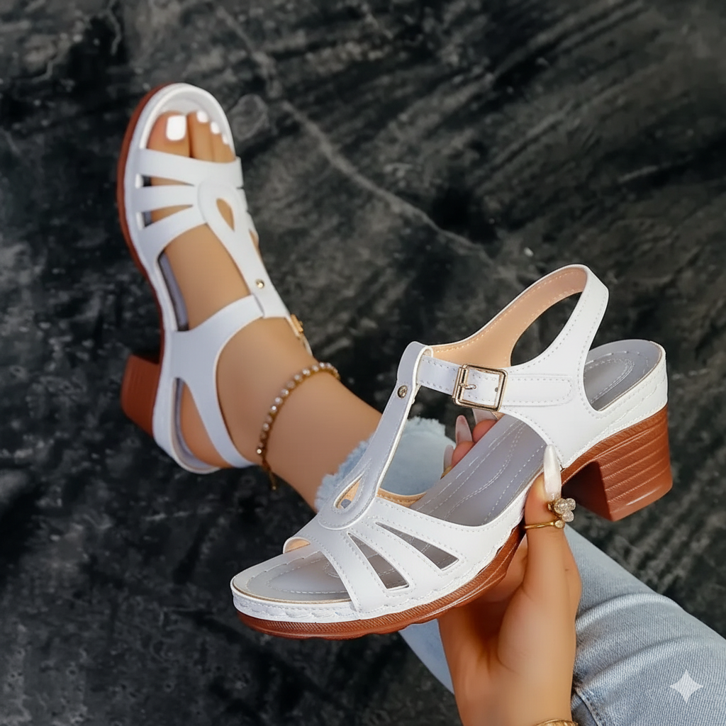 ❗Zapatos bohemios❗, elaborados en cuero industrial. cómoda altura 5.5 centímetros - Estilo moderno atemporal.