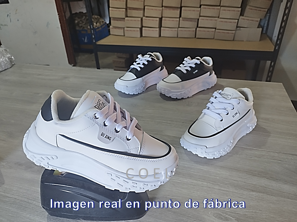 Tenis doble piso - imponentes, elegantes - imágenes reales, envío CONTRAENTREGA tal cual tal cual - Paga al recibir $134.000- C O E L no cobra envío.
