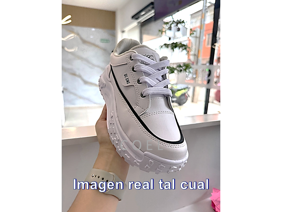 Tenis doble piso - imponentes, elegantes - imágenes reales, envío CONTRAENTREGA tal cual tal cual - Paga al recibir $134.000- C O E L no cobra envío.