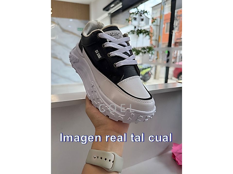 Tenis doble piso - imponentes, elegantes - imágenes reales, envío CONTRAENTREGA tal cual tal cual - Paga al recibir $134.000- C O E L no cobra envío.