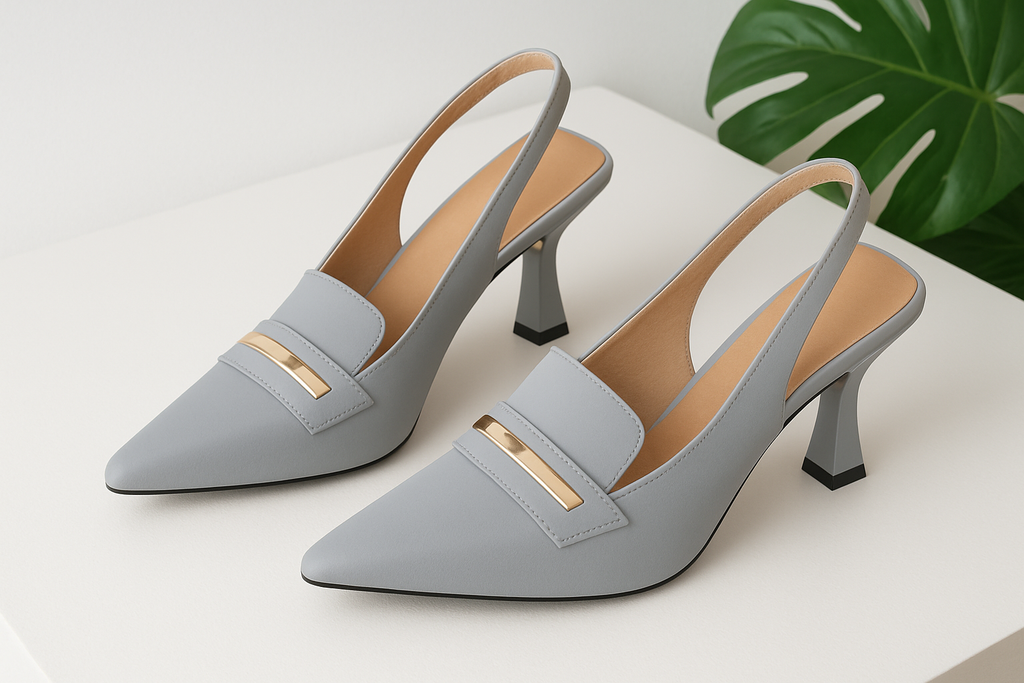 👠 Modernos zapatos stilettos slingback. horma ergonómica para máxima comodidad. Estilo y confort con sofisticación de la moda francesa.